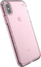 Speck Products Compatible Phone Case for Apple iPhone XS/iPhone X, PRESIDIO CLEAR + GLITTER Case, Bella Pink with Gold Glitter/Bella Pink...