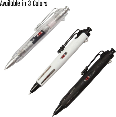 Tombow 56068 AirPress Ballpoint Pen, White, 1-Pack. Pressurized Pen Easily Writes Overhead and on Wet Paper...