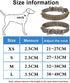 Spiked Dog Collar, Mushrooms Rivet Studded Adjustable Pu Leather Pet Collars for Cats Puppy Dogs (M, Gray)...