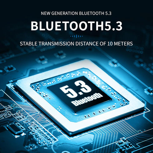 Open Ear Bluetooth 5.3 Headphones,Single Wireless Earbuds with Earhooks,Noise-Cancellation Stereo Sound 36 Hours Playtime Sports Earpiece for Runn...