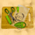 Herb Scissors, Stainless Steel Multipurpose 5 Blade Kitchen Herb Shears, Herb Cutter with Safety Cover and Cleaning Comb for Chopping Basil Chive ...