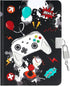 WERNNSAI Kids Diary for Boys Game Journal - Kids Luminous Journal Boys Video Game Diary, School A5 Lined Memos Writing Drawing Notepad with Lock a...