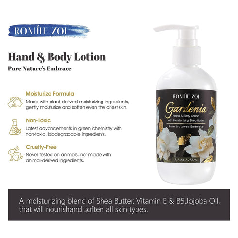 Daily Hand & Body Lotion with Moisturizing Shea Butter - Gardenia - 236 ML / 8 FL OZ...