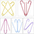 Outus Steel Safety Pins Blanket Pins 4 Inch Extra Large, 5 Colors 10 Pieces...