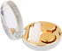 Honbay Fashion Marble Contact Lens Case Portable Contact Lens Box Kit with Mirror (Round) (Gold)...