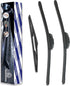 DODOMES 24"+20" Windshield Wipers with 11" Rear Wiper Blade Replacement for Kia Sorento 2011 2012 2013 2014 2015, 2010-2020 Kia Soul Soul EV-Origi...