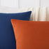 Mixhug Set of 2 Cozy Velvet Square Decorative Throw Pillow Covers for Couch and Bed, Navy Blue, 18 x 18 Inches...