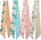 4 Pack Purse Scarf for Bags Silk Head Scarf for Hair Handbag Women Scarfs Band Hair Neck Scarves Fashion Gifts,108-1...