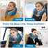 Inflatable Travel Neck Pillow for Airplane Train Car Washable Pillowcase U Shaped Office Napping Pillow...
