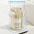 SAYEEC Desk Pencil Pen Holder, 6 Slots Rotating Desk Organizer Makeup Brush Holder Pencil Cup Pot, Desktop Stationery Supplies Organizer Storage B...
