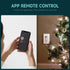 Smart Wall Outlet with 2 Individually Controlled Ports, 15Amp TR Receptacle Control Appliances from Anywhere, 2.4 GHz WiFi Outlet Work with Alexa ...