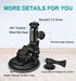 Suction Camera Mount, Car Camera Holder for Dashboard Windshield, Suction Cup Stand with 1/4" Tripod Adapter for Gopro Hero 12 11 10 9 8 7, Max, S...