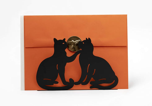 Mango Steam Tabletop Napkin/Tissue & Letter Holder For Home, Kitchen, Restaurants (Cat, Black)...