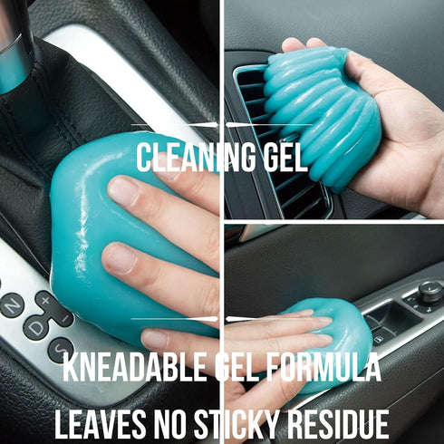 Cleaning Gel, (4 PCS), Car Cleaning Gel, Automotive Cleaning Supplies, Car Accessories for Women, Men, Car Detail Supplies, Laptop, Keyboard, Tv R...