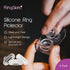 Silicone Ring Protector - Engagement and Wedding Ring Protector for gym - Ring Guards for Ring Sizes 4-8 - Pack of 3 (Oura Ring Fit May Vary)...