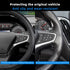 Car Steering Wheel Cover Compatible with Toyota Camry, Premium Leather, Sporty Design, Black...