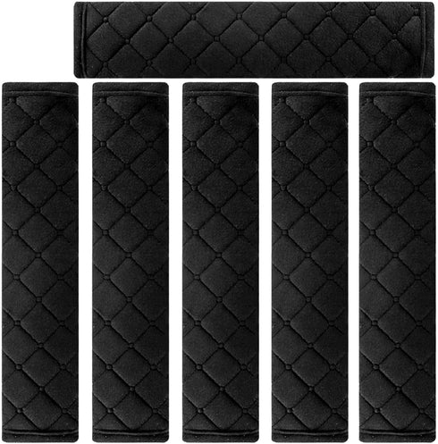 NEPAK 6 Pack Car Seat Strap Pads,Universal Car Seat Belt Pads Cover,Seat Belt Shoulder Strap Covers Harness Pad for Car/Bag,Protect Your Neck and ...
