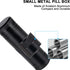Pill Case 2 Times a Day - Portable Metal Pill Box Daily Waterproof Travel Pill Container, Pill Holder Organizer for Vitamin/Fish Oil/Supplements, ...