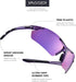 Xagger Polarized Wrap Around Sport Sunglasses for Men Women UV400 Baseball Softball Glasses...
