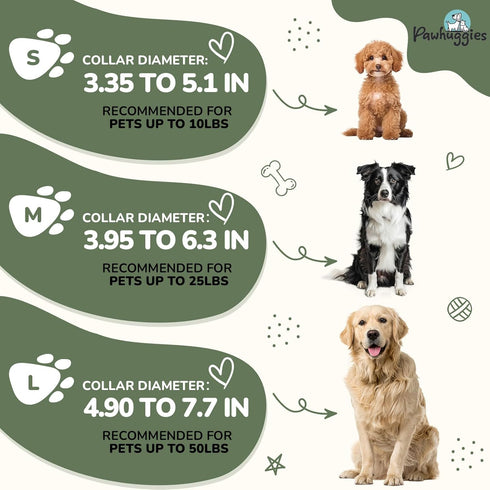 Olive Green Dog Collar and Leash Set for Medium Dogs,90% Rayon Derived from Bamboo, 10% Polyester Adjustable Dog Leash Collar Set, Medium Dog Coll...
