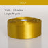 YASEO 1 1/2 Gold Solid Satin Ribbon, 50 Yards Craft Fabric Ribbon for Gift Wrapping Floral Bouquets Wedding Party Decoration...