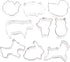 Cosmos Set of 9 Pcs Mini Animal Shapes Cookie Cutters Molds Biscuit Molds for Birthday Party...