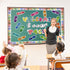 CANIPHA 79Pcs Classroom Bulletin Board Sets, Classroom Themes Decoration Sets, Back to School Bulletin Board Crayon Cutouts with Border Trims for ...