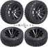 12mm Hex Wheels and Tires w/Foam Inserts for 1/10 RC Touring Car 1/18 Latrax Teton 1/16 Traxxas Slash Wltoys 144001 Redcat Lightning EPX On-Road T...