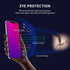 Phone Privacy Screen Glass Protector - iPhone 15 Plus 6.7-inch gradient color plated glass anti-privacy anti-blue screen protector...