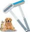 Pet Hair Removal Tool 2 Pieces, Dog and Cat Hair Remover for Couch Carpet Furniture, 4 in 1 Multifunctional Pet Hair Removal Broom, Cleaning Brush...