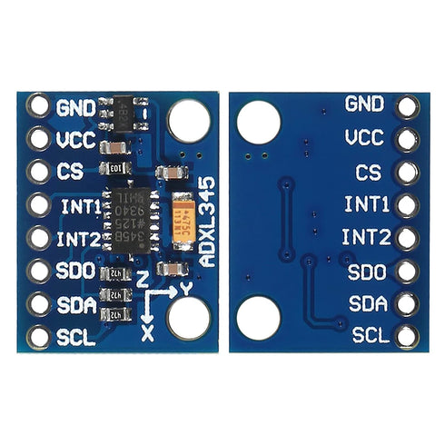 10 Pcs GY-291 ADXL345 3-Axis Digital Acceleration of Gravity Tilt Module IIC/SPI Transmission for Arduino (10)...