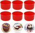 4 Inch Silicone Mini Cake Molds, Round Baking Pan Non-Stick Silicone Baking Molds Bakeware Pan Reusable Cake Pans for Muffin, Cupcake, Layer Cake,...