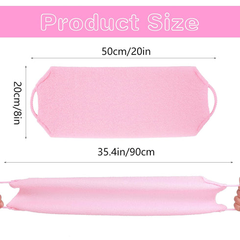 Exfoliating Shower Bath Set Gloves Back Scrubber Washcloth Wash Cloths Double Sided Microfibre Shower Body Gloves Adults and Kids for Body, Face, ...