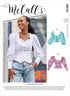 McCall's M8181A5 Misses Prairie Puff Sleeve Peasant Top Sewing Patterns Kit, Design Code M8181, Sizes 6-14...