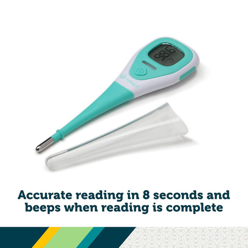 Safety 1st Rapid Read 3-In-1 Thermometer, Aqua, One Size...