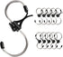 S Hooks Stainless Steel Heavy Duty S Hooks Anti Drop for Kitchen,Work Shop,Bathroom,Garden,Wardrobe,Office,Perfect Rack Hooks,Small,12Pieces...