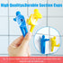 8 Pieces Shower Toothbrush Holder Suction Cup Hooks Toothbrush Holder Colorful People Design Wall Mounted Suction Hook for Bathroom Razor Utility...