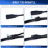 Windshield Wipers 22"+22"?Top Lock MB,Set of 2?replacement for MBZ C300,C350e,C400,C43AMG,C450AMG,C63AMG,C63AMGS,GLC300,GLC350e,GLC43,AMG,GLC63AMG...