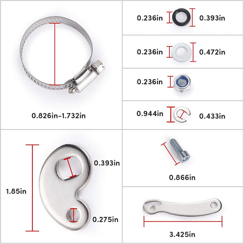 Universal Torque Arm for Electric Bicycle e-Bike Bike Front or Rear Hub Motors and Mid Drive e-Bike Tool for Maintenance...