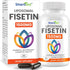 1500mg Fisetin Supplements - Powerful Absorption with Liposomal Delivery,98% Pure Fisetin,Polyphenol Antioxidant for Healthy Aging,Non-GMO - 1 Bot...
