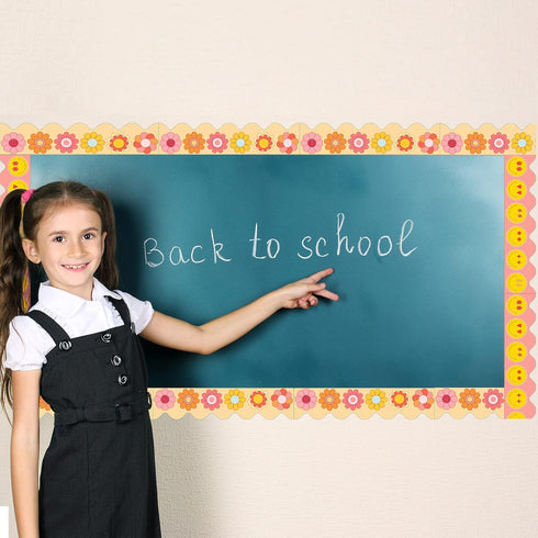 65 Feet Keep Smiling Classroom Bulletin Board Border Bulletin Board Borders for Teachers Summer Classroom Decor Homeschool...