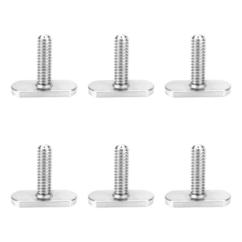 T Bolts for Kayak Track/Rail, Kayak Track Mount Accessories Screws 1 Inch Long, Nuts 1/2 Inch Wide, Kayak Hardware T-Slot Bolts 6 Pack...