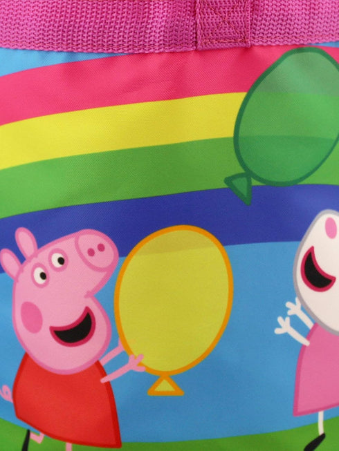 Astley Baker Davies Peppa Pig Girls Collapsible Nylon Bucket Gift Tote Bag...
