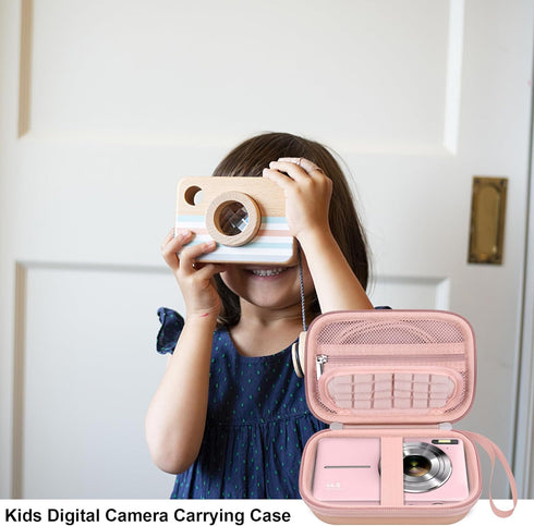 Digital Camera Carrying Case for CAMKORY/for toberto/for AiTechny/for VAHOIALD/for IWEUKJLO FHD 1080P Camera, Boys Girls Kids Compact Small Camera...