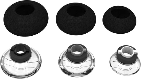 3X Earpieces for Plantronics Voyager Legend Eartip Kit,Plantronics Voyager 5200 5220 5210 Headset Foam Covers-L M S...