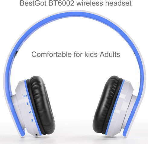 2024 Kids Bluetooth Headphones BT6002 Wireless Headphones for Kids Children Adults for School Foldable Headset for 18 Hours for PC/Phone/Tablets/T...
