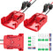 3 Packs Power Wheels Adapter for Milwaukee M18 Battery Adapter Power Wheels Battery Converter Kit with Fuse & Switch & Wire Terminals & 12 AWG Wir...