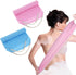 2Pcs Back Scrubber Body Bath Pull Strap Scrubber with Handles Nylon Exfoliating Washcloth Extended Length Washers Stretchable Shower Scrubber for ...