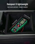 TSM-192 Handheld Digital Multimeter, Voltage Tester with Leads, Voltmeter Measures Phase, NCV, AC/DC Voltage, Resistance, Continuity & Live Wire f...