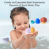 Silicone Baby Bath Toy Set for Infants 6-12 Months, Bathtub Toys for Toddlers 1-3,Mold Free Squirty Pool Toy, Dishwasher Safe 4 Pack...